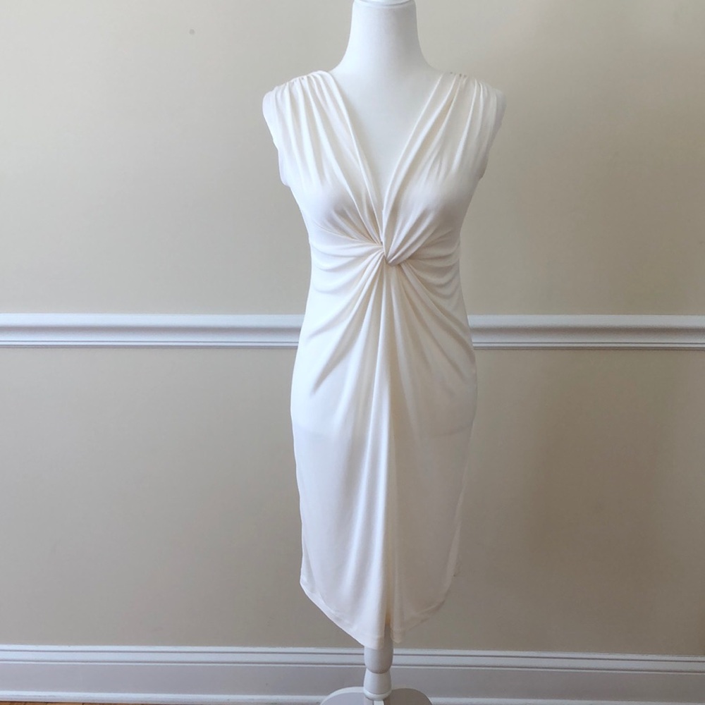 Euc Amz Paris White Sleeveless Dress Size 1